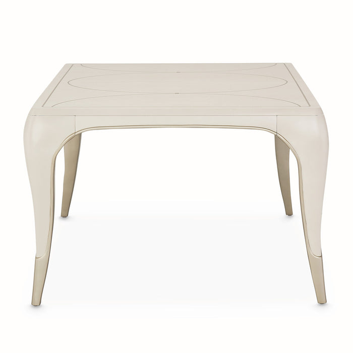 London Place - Rectangular Dining Table - Creamy Pearl Michael Amini