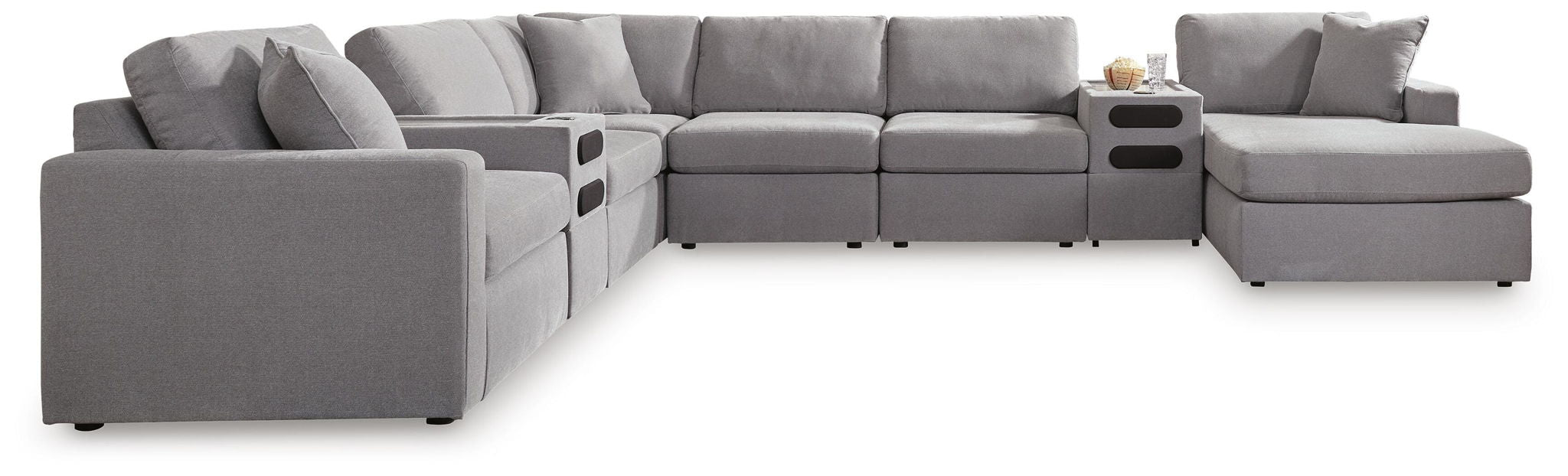 Modmax - U-Shaped Sectional - Granite Signature Design by Ashley®