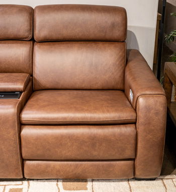 Mod Media - RAF Zero Wall Power Recliner - Saddle Signature Design by Ashley®