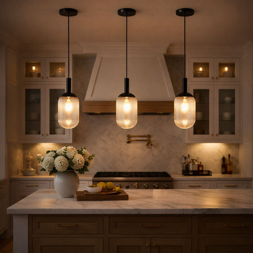 Giza - Pendant Lamp - Black Ashcroft Furniture