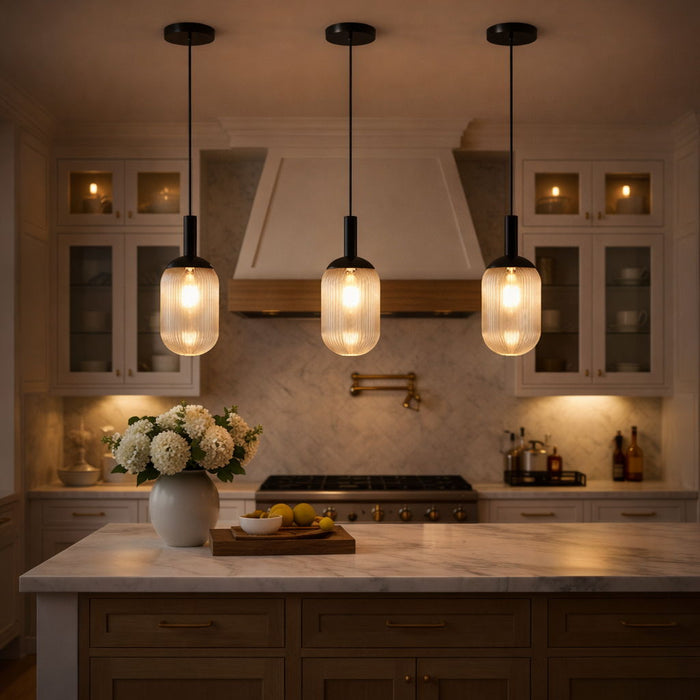 Giza - Pendant Lamp - Black Ashcroft Furniture