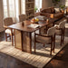 5 Piece Indoor Dining Set, Table & 4 Chairs Noble House