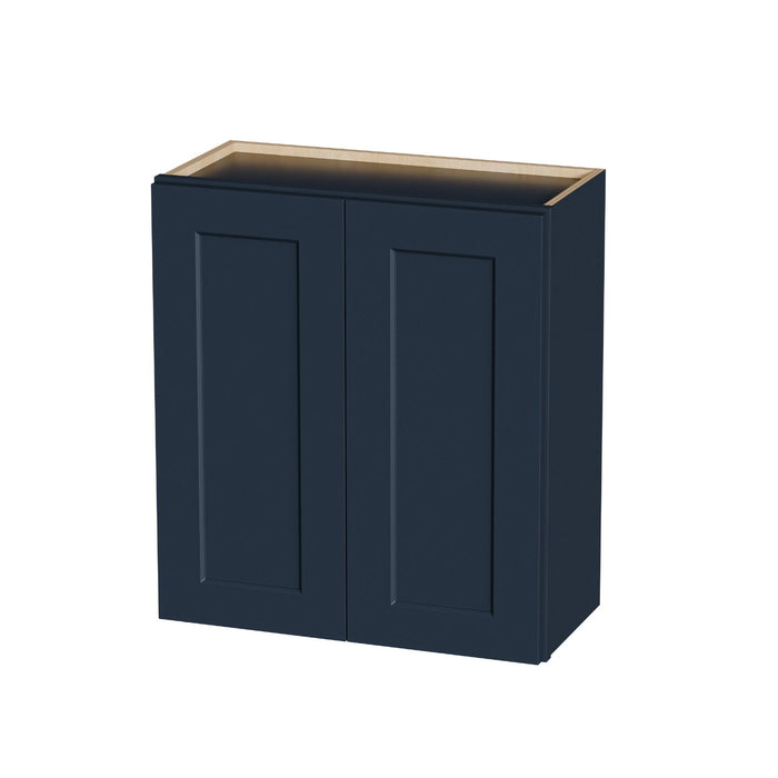 Shaker Wall Cabinet With Soft Close Hinges, Adjustable Shelves, Double Door Home Essentials