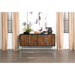 Washoe - 4 Door Accent Cabinet - Walnut Furniture Max