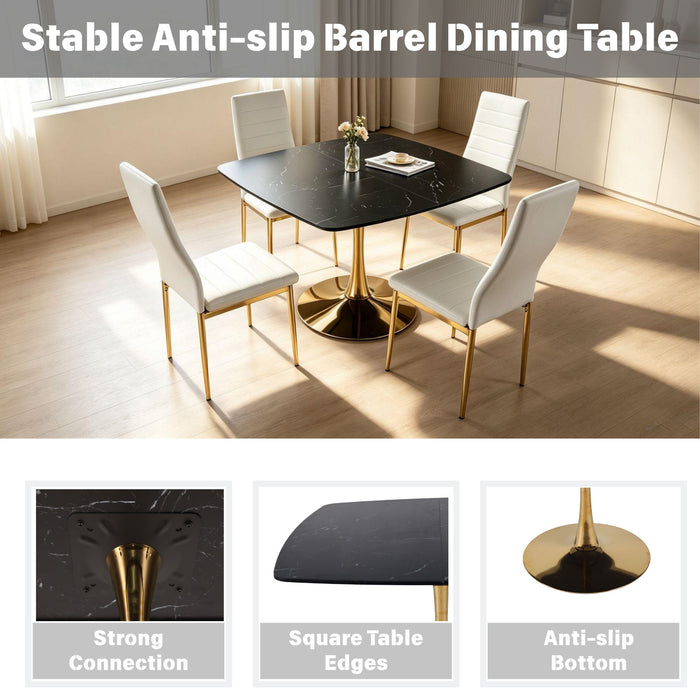 Modern Square Tulip Dining Table Home Essentials
