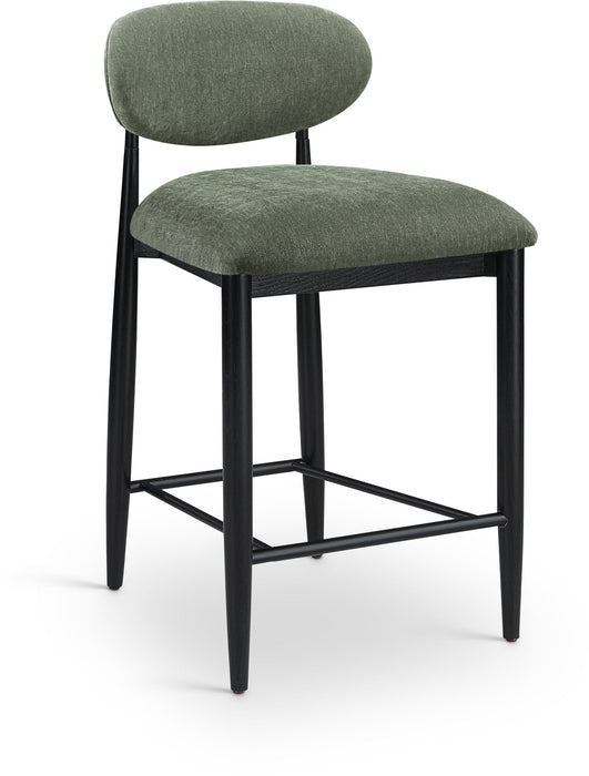 Riccio - Stool - Black Frame Meridian Furniture
