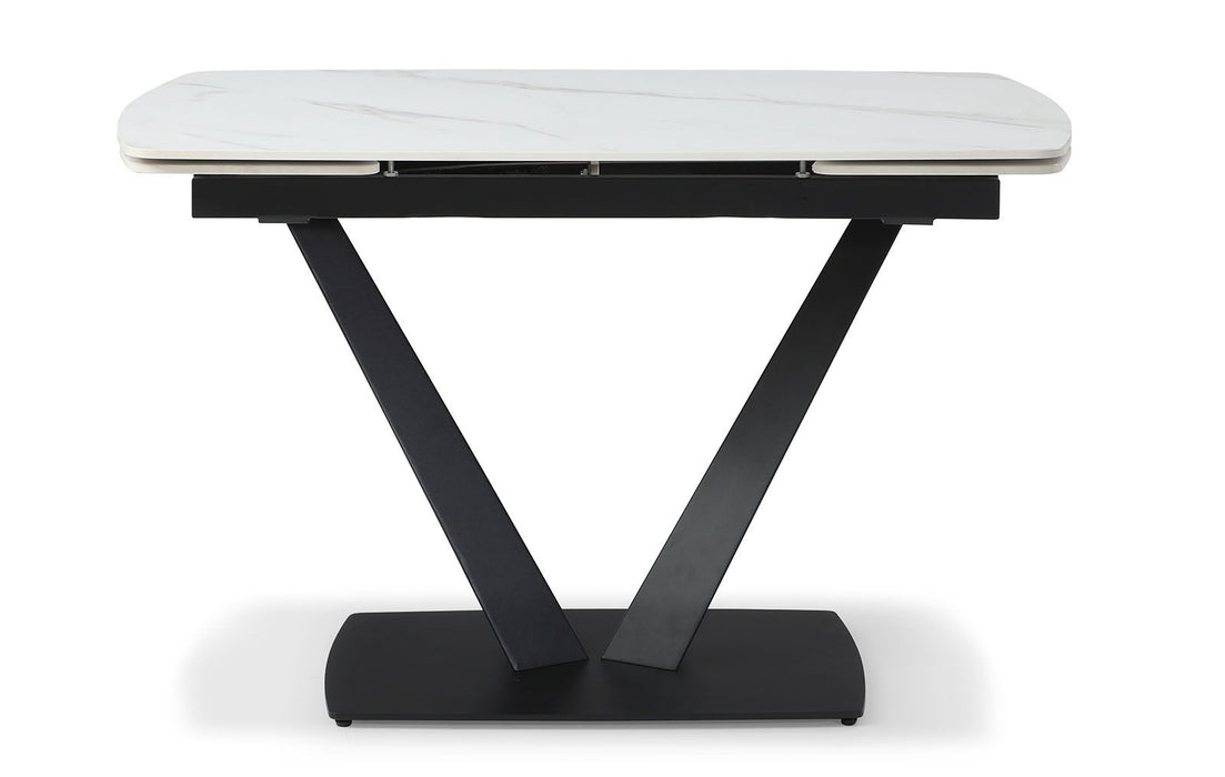 109 - Ceramic Dining Table With Extension Extravaganza Collection