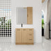 Freestanding Bathroom Vanity Set With Tall Linen Cabinet, 3 Drawers And Large Storage, Single Sink Home Essentials