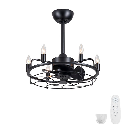 Modern Farmhouse Ceiling Fan, Adjustable Hanging Daily Nest