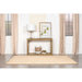 Mesa - Rectangular Console Table With Clean Open Frame Design - Natural Furniture Max