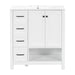 Bathroom Vanity With Sink Top, Bathroom Vanity Cabinet With 2 Doors And 2 Drawers, Open Shelf Hearth and Haven