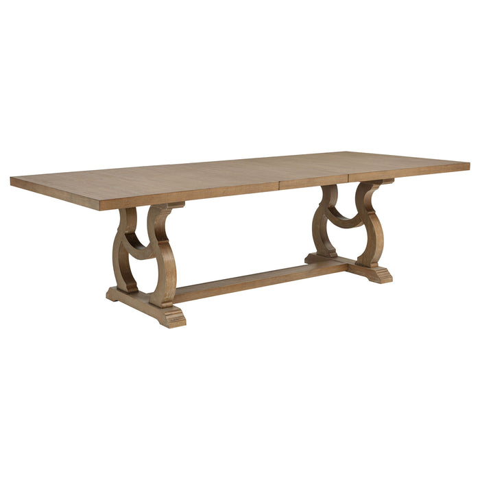 Fremont - Trestle Rectangular Dining Table With Removable Leaf Furniture Max