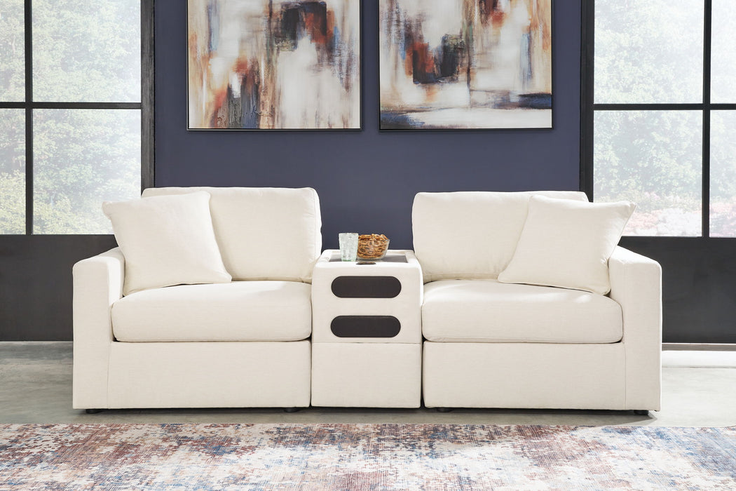 Modmax - Straight Sectional - Oyster Signature Design by Ashley®