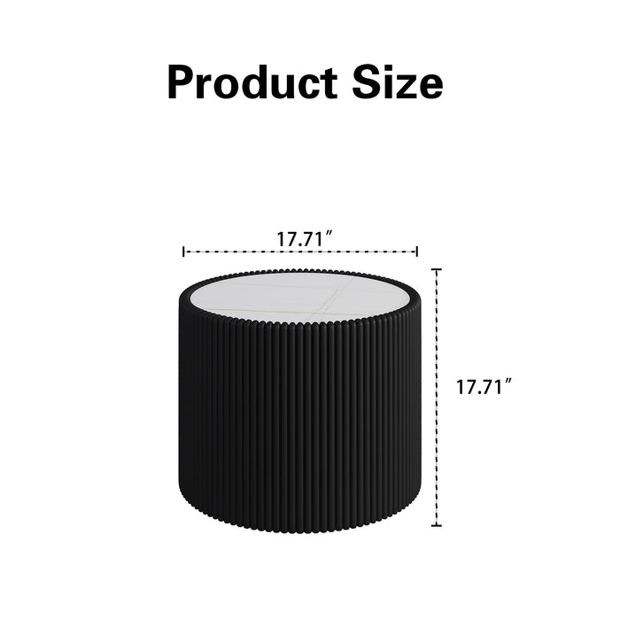 Cylindrical Coffee Table Home Essentials