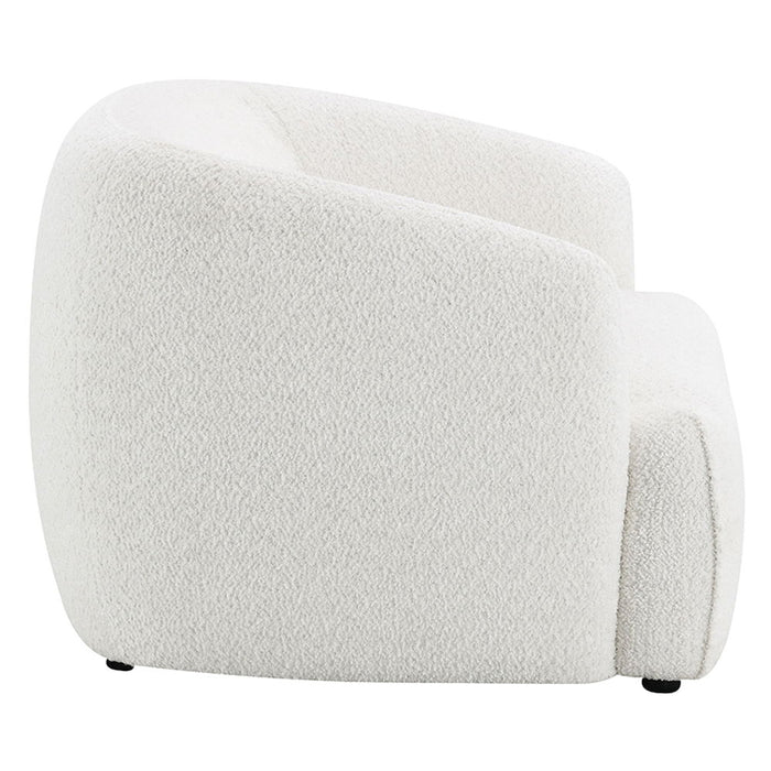 Lucifer - Chair - White Shimmer Chenille ACME