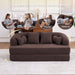 Foldable Sofa Bed, Boneless Couch Convertible Sleeper With 4 Pillows Home Essentials