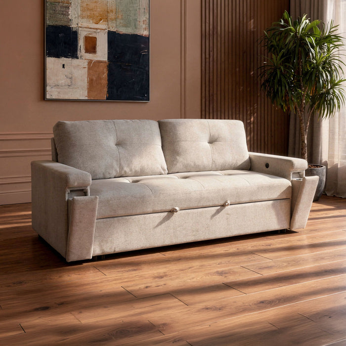 Breeze - Sleeper Sofa - Sand New Classic