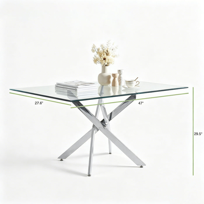 Modern Rectangular Table For Dining Room Home Essentials