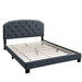 Button Tufted Bed With Nailhead Trim Home Essentials