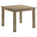 Cressley - 5 Piece Counter Height Dining Set With Ladder Back Chairs - Light Oak Furniture Max
