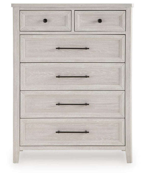 Darbonton - Six Drawer Chest - Dove White Signature Design by Ashley®
