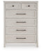 Darbonton - Six Drawer Chest - Dove White Signature Design by Ashley®