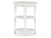 Heron Cove - Round Accent End Table - Chalk White Magnussen Furniture