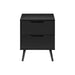 Modern Accent Table With Storage Drawers 8th Street