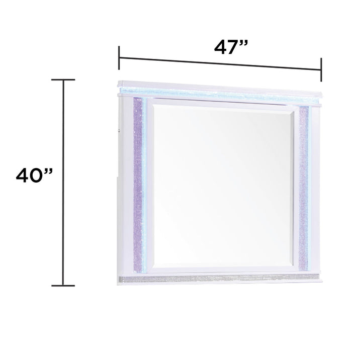 Opium - Mirror - White Matrix Furniture Group