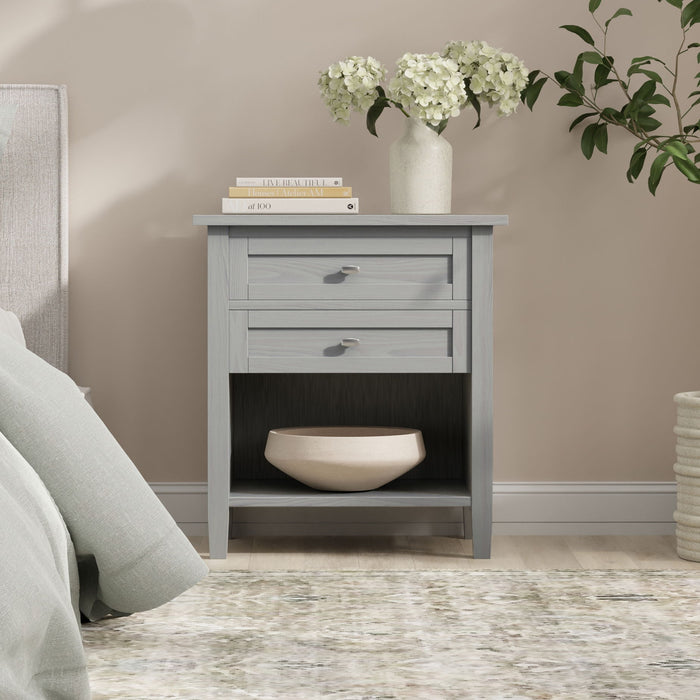 Warm Shaker - Handcrafted Bedside Table Simpli-Home