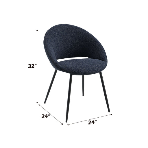 Klaus - Side Chair (Set of 2) - Black Acme