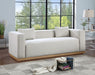 Alfie - Linen Textured Fabic Sofa Meridian Furniture