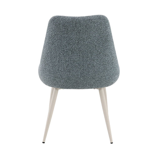 Laela - Side Chair (Set of 2) - Light Blue Boucle & White ACME