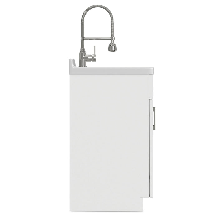Hennessy - Deluxe Laundry Utility Sink And Cabinet Simpli-Home