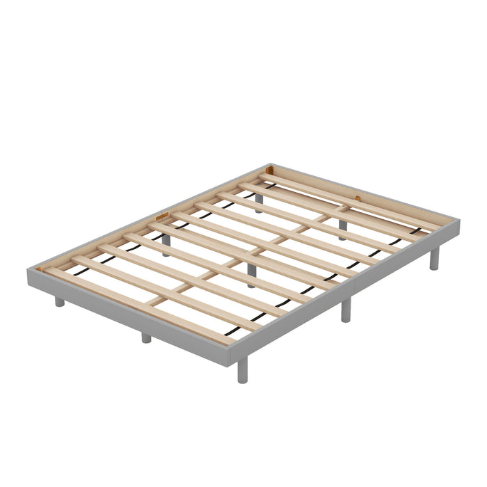 Modern Floating Platform Bed Frame Home Essentials