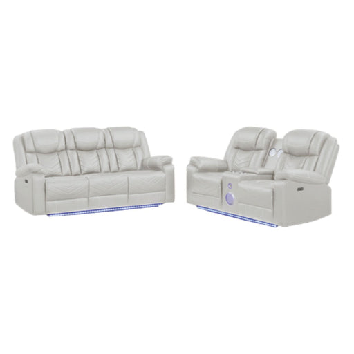 Challenger - LED Power Recliner Set Matrix Furniture Group