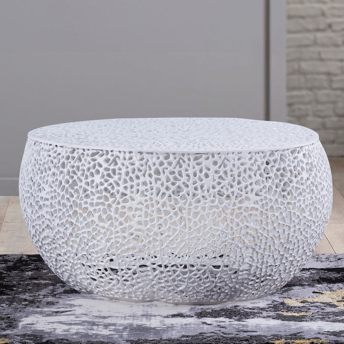 T3502 - Modern Round Coffee Table Matrix Furniture Group