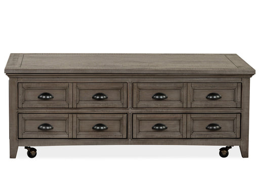 Paxton Place - Lift Top Storage Cocktail Table With Casters - Dovetail Gray Magnussen Furniture