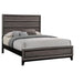 Queen Panel Bed Accents - Gray Furniture Max