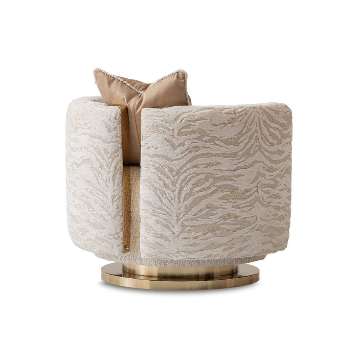Savannah Breeze - Swivel Chair - Cashmere / Bright Gold