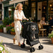 Foldable Pet Stroller For Small Dogs And Cats With Multi Functional Tray Daily Nest