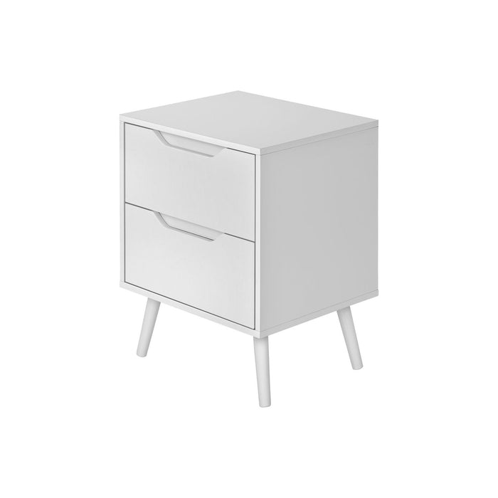 Modern Accent Table With Storage Drawers 8th Street
