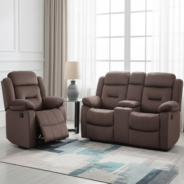 Contemporary Living Room Set With Pillow Arms And Headrest Support Home Essentials
