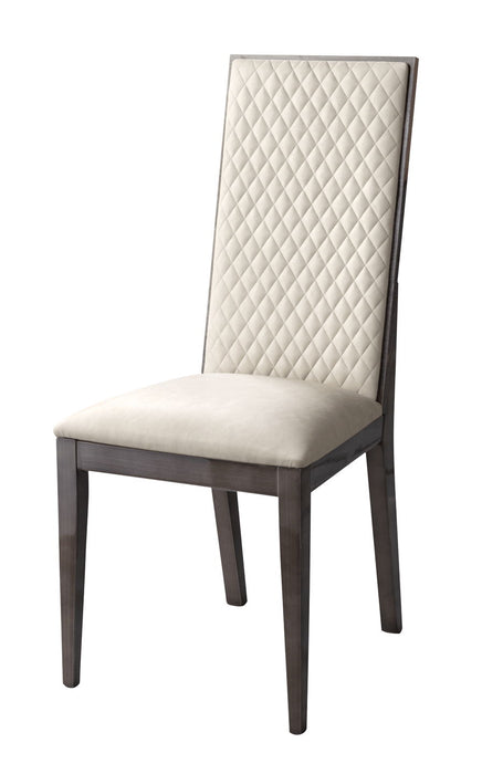 Medea - Side Chair - Dark Brown / Beige Status Italy