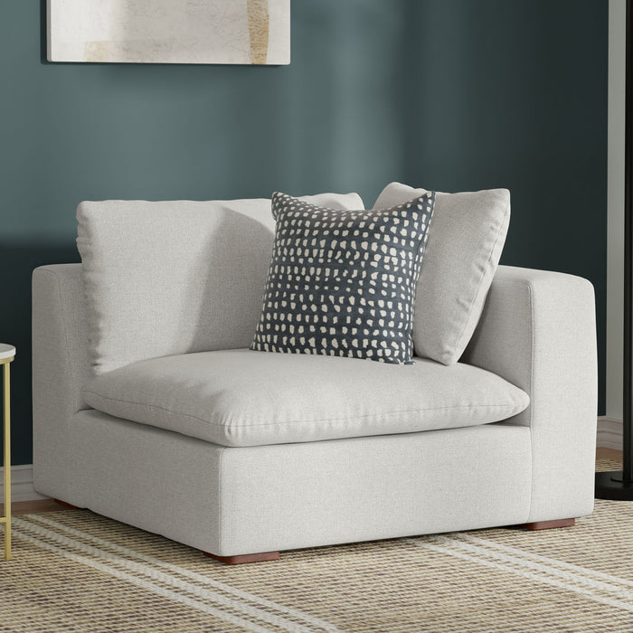 Jasmine - Right Arm Sofa Module - Gray Simpli-Home