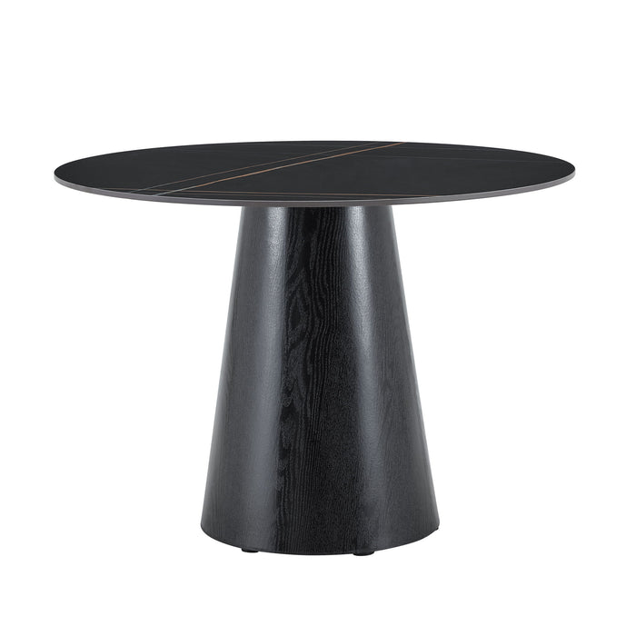 Round Dining Table - Black Home Essentials