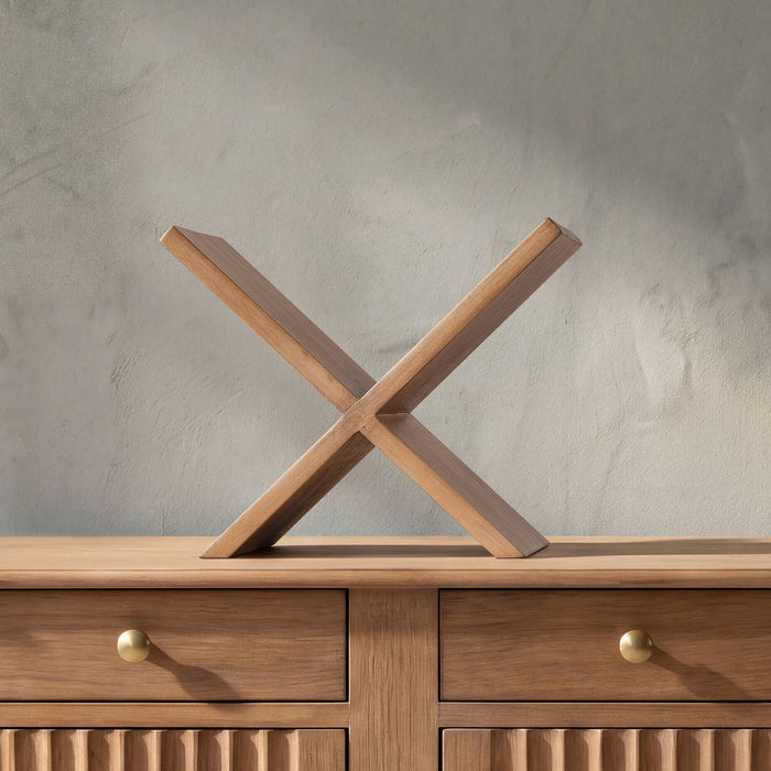Otto - X Shaped Display Shelf Jennifer Taylor Home