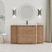 Freestanding Bathroom Vanity With Sink, 2 Small Storage Cabinets, Soft Close Doors Home Essentials