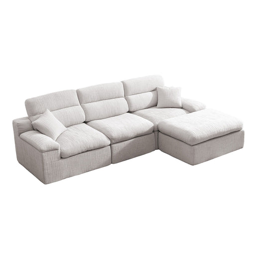 Corner Chaise Sofa With High Backrest Home Essentials