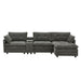 Oversized Modular Sectional Sofa With Multi Functional Console Home Essentials